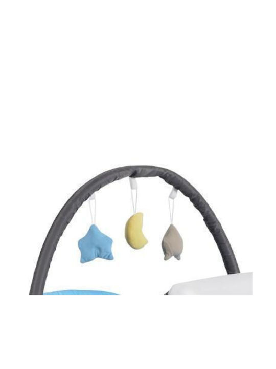 Moni Sleepy Playpen 2 Levels with Changing Table & Mattress Blue 120x60cm