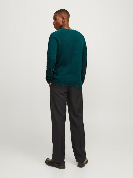 Long Sleeve Sweater Deep Teal Twist