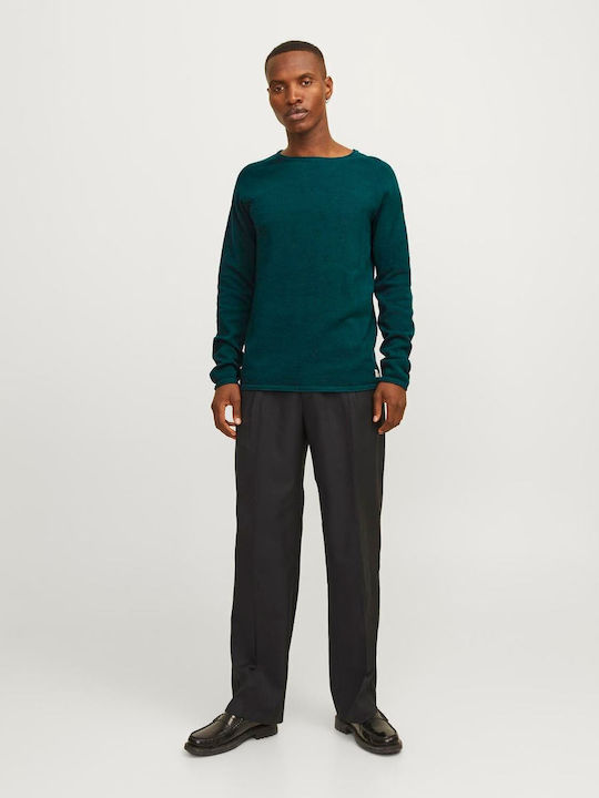 Long Sleeve Sweater Deep Teal Twist