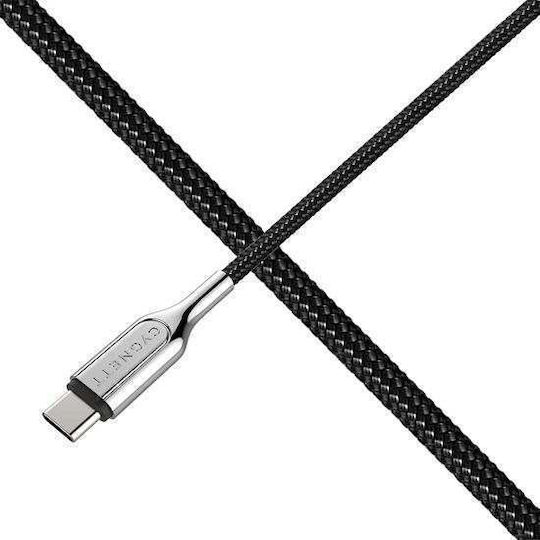 Cygnett Braided USB 2.0 Cable USB-C Male - USB-C 100W PD Black 3m