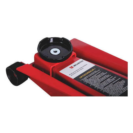 Wurth Hydraulic Carriage Jack for Weight Capacity up to 3 Tons
