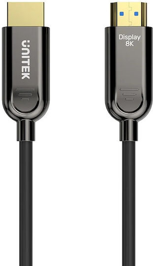 Unitek HDMI 2.1 Kabel HDMI-Stecker - HDMI-Stecker 15m Schwarz