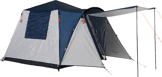 Bigfour Rexa Casual 4 Automatic Camping Tent White with Double Cloth 3 Seasons for 4 People 345x240x185cm