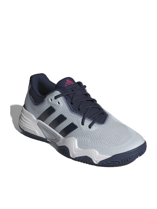 Men's Tennis Shoes Adidas Solematch Control 2 Halo Blue Dark Blue Cloud White
