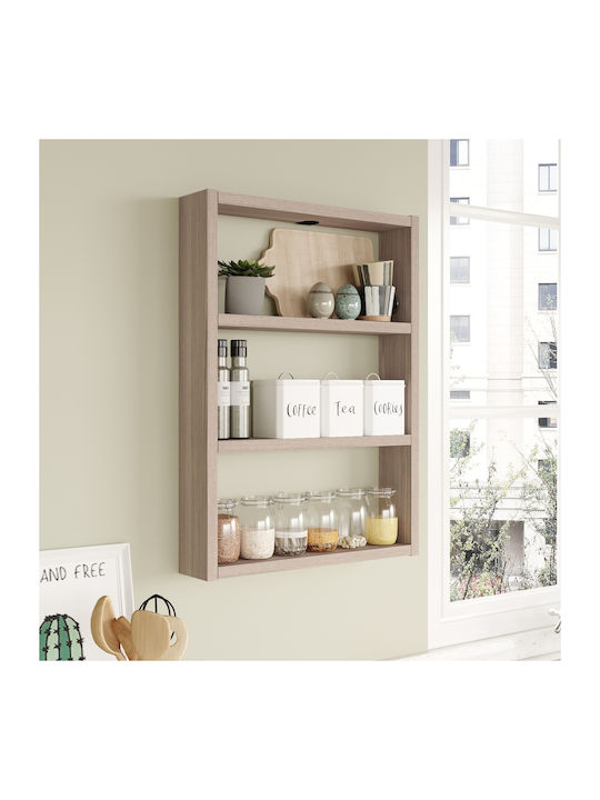 Shelf Wall Beech 43.2x9x60cm