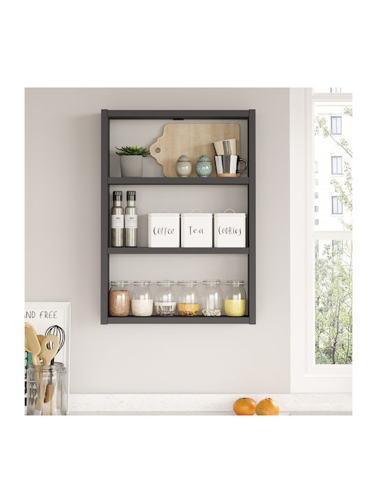 Shelf Wall Earls Charcoal 43.2x9x60cm