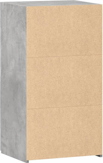 Hängeschrank fürs Wohnzimmer aus Spanplatte Grau 50x42,5x93 cm