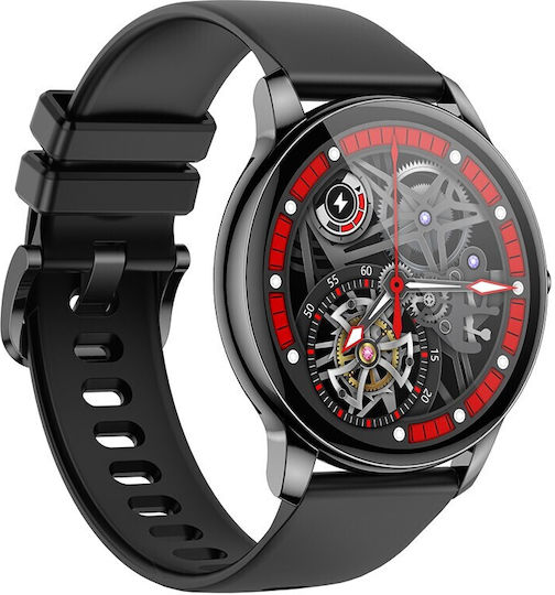 Hoco Y10 Smartwatch με Παλμογράφο (Γκρι)