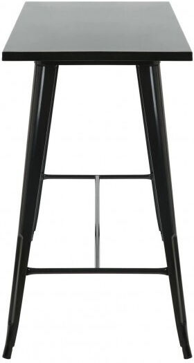 Τραπέζι Μπαρ Relix 120x60x102 Μαύρο Τραπέζι Μπαρ Relix 120x60x102 Μαύρο