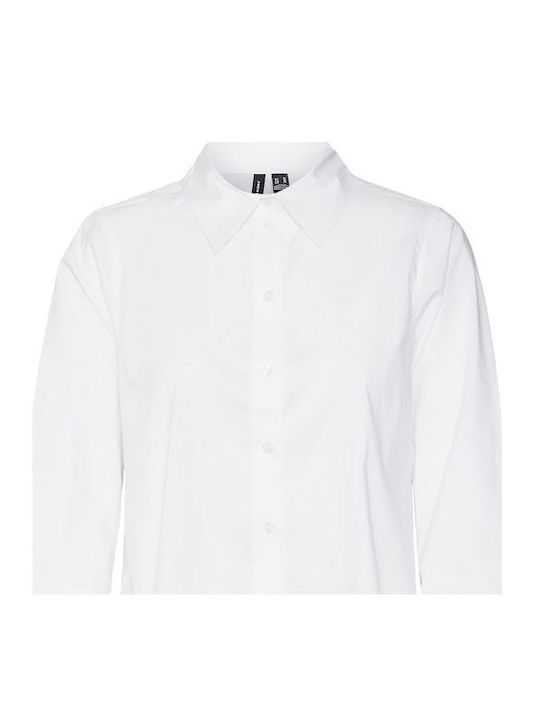 Vero Moda Women's Long Sleeve Shirt White