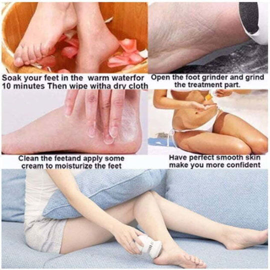 Rechargeable Electric Foot File for Heels & Calluses