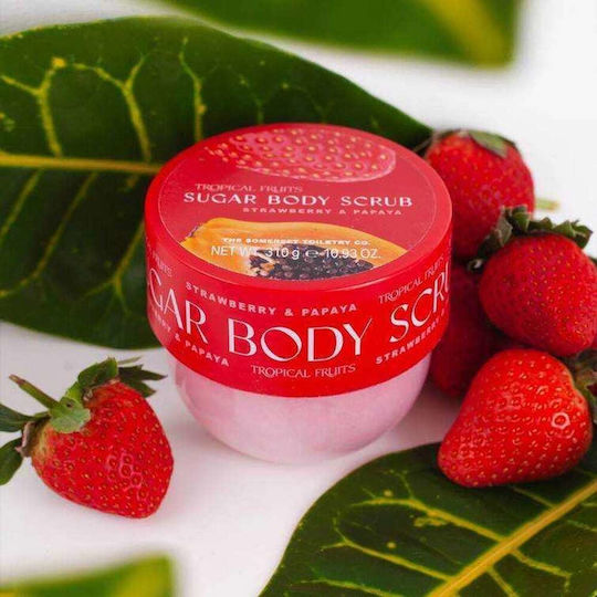 The Somerset Toiletry Co. Strawberry & Papaya Shower Scrub Σώματος 310gr
