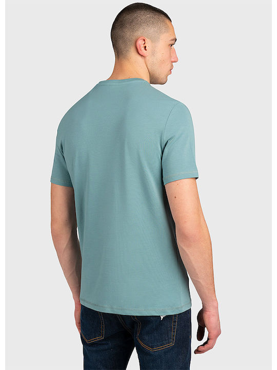 Guess Tricou pentru bărbați cu mâneci scurte Verde