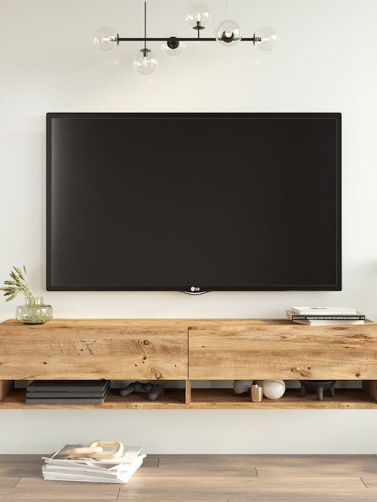 TV Stand Solva Pine L140xD31.6xH29.6cm