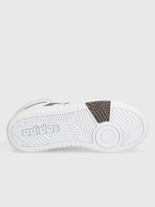 Originals Hoops 3.0 Mid Αθλητικά Παιδικά Παπούτσια Μπάσκετ με Κορδόνια Λευκά