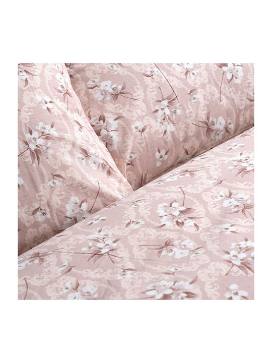 Beauty Home Cays Αrt 12189 Set Coverlet Queen Size Cotton Somon 230x250cm
