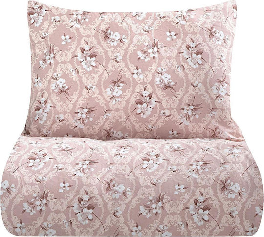 Beauty Home Cays Αrt 12189 Set Coverlet Queen Size Cotton Somon 230x250cm