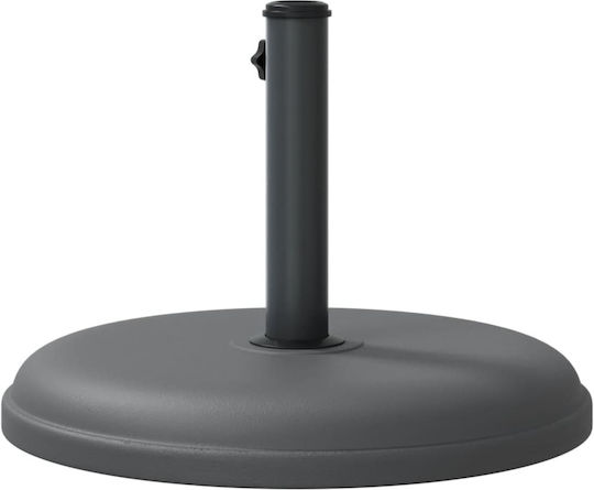 vidaXL Stand de umbrelă din Plastic Gri 32x32cm