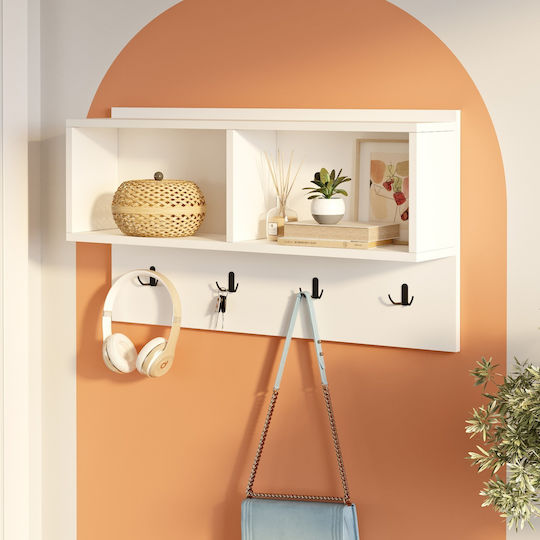 Dalston Entry Furniture with Hanger White 92x18.8x51cm