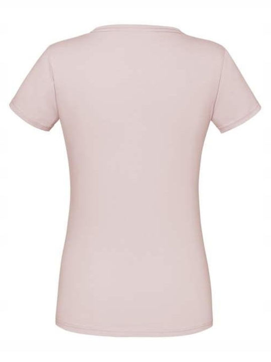 Fruit of the Loom Iconic Women's Short Sleeve Promotional T-Shirt Powder Rose