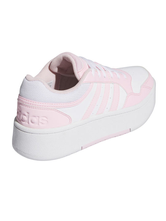 Adidas Αthletische Kinderschuhe Laufen Hoops 3.0 Bold J Weiß