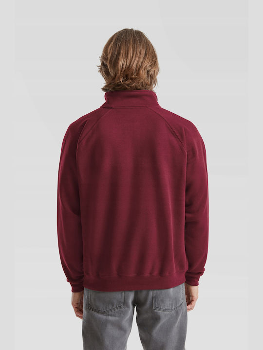 Fruit of the Loom Premium Men's Long Sleeve Promotional Sweatshirt Burgundy