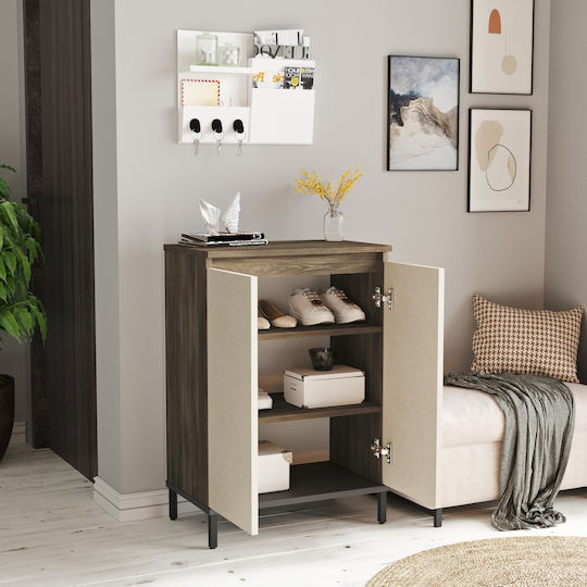 Мебели за съхранение Chelsea дървен Brown/anthracite 60x35.5x85.6см