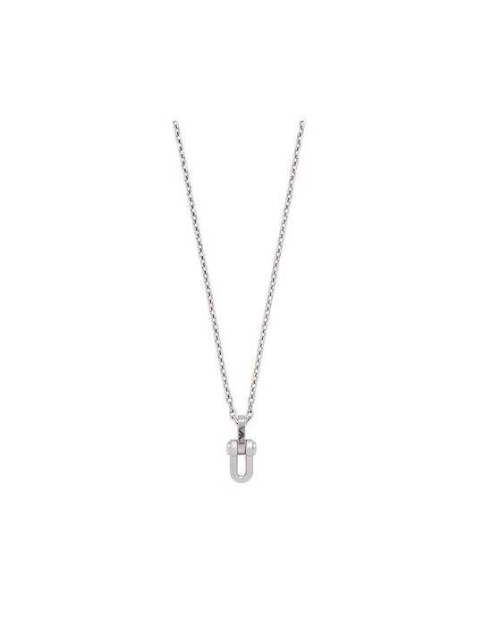 Emporio Armani Men's Necklace Stainless steel EGS2864040 Brand Necklaces & Hangers
