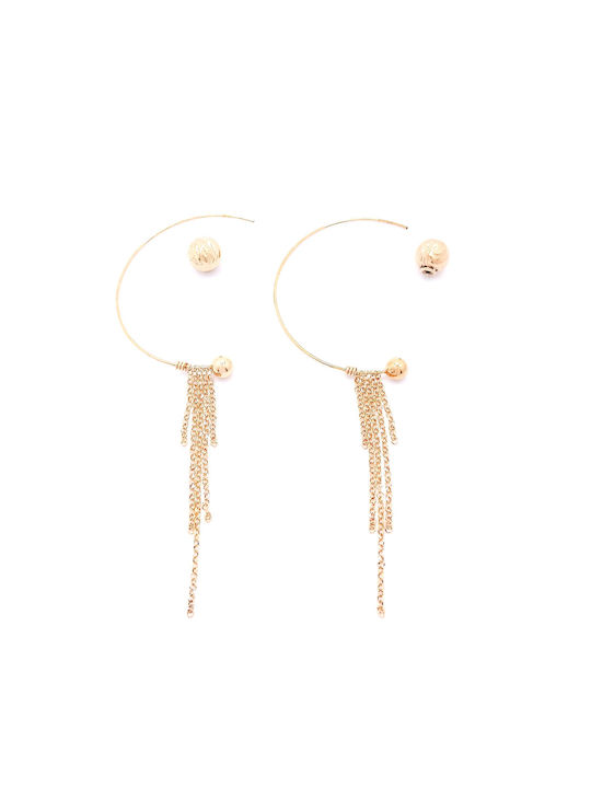 PS Silver Earrings Hoops made of Silver Gold Plated