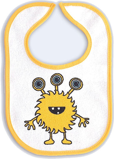 X-treme Baby Waterproof Bib Fabric with Hoop & Loop Fastener Light Blue/Yellow 2pcs