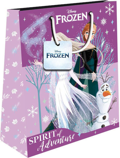 Gift Wrapping Paper Bag 33x12x45 Frozen 2 Glitter 2pcs