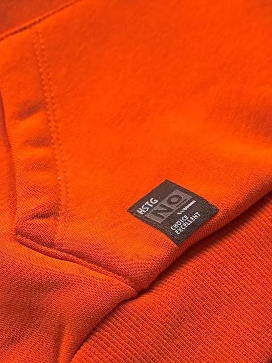 Kids Sweatpants Set Orange 2pcs Hstg