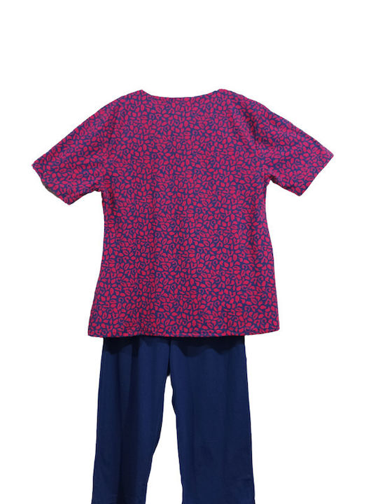 Lydia Creations De vară Set Pijamale pentru Femei Coral