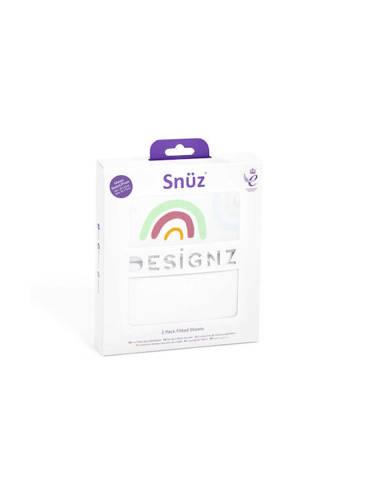 Snuz Elektrische Gitarren Mehrfarbig Regenbogen 37.5x75cm