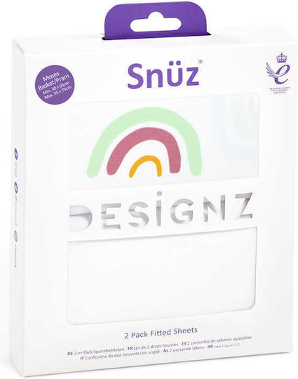 Snuz Elektrische Gitarren Mehrfarbig Regenbogen 37.5x75cm