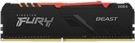 Kingston Fury Beast 16GB DDR4 RAM cu 2 module (2x8GB) și Viteză