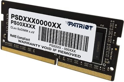 Patriot Signature Line 4GB DDR4 RAM με Ταχύτητα 2666 για Laptop