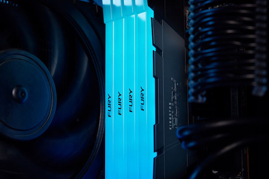 Kingston Fury Renegade Rgb DDR4 με Module 1x16GB και Ταχύτητα 3600 για Desktop