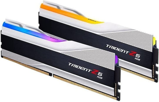 G.Skill Trident Z5 RGB DDR5 32GB RAM με 2x16GB Modules και Ταχύτητα 8000 για Desktop