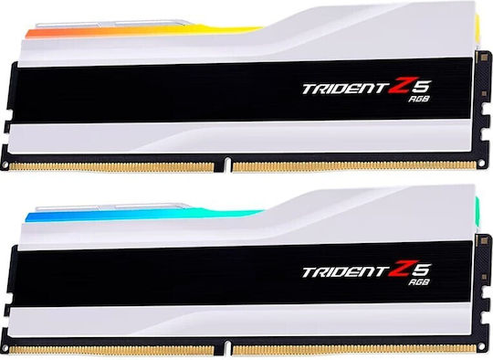 G.Skill Trident Z5 RGB DDR5 32GB RAM με 2x16GB Modules και Ταχύτητα 8000 για Desktop
