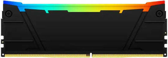 Kingston Fury Renegade Rgb 16GB DDR4 RAM cu 2 module (2x8GB) și Viteză 3600 pentru Desktop
