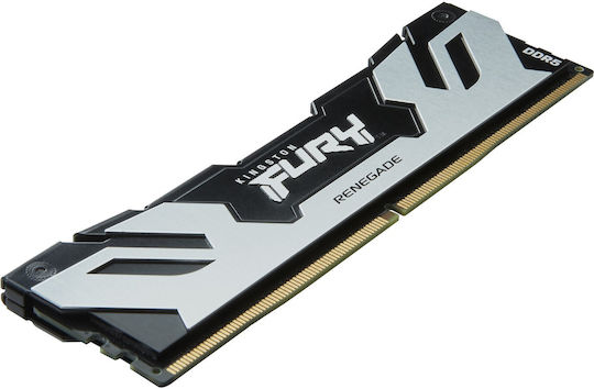 Kingston Fury Renegade Silver DDR5 με Module 1x24GB και Ταχύτητα 7200 για Desktop