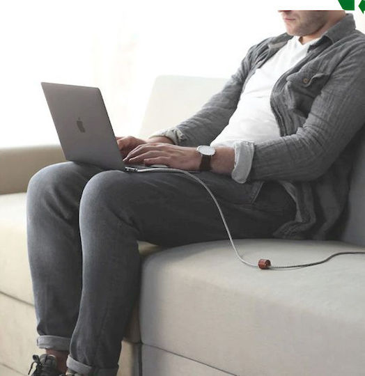 Native Union Belt USB 2.0 Cable USB-C Male - USB-C 240W PD Black 2.4m BELT-PRO2-ZEB-NP