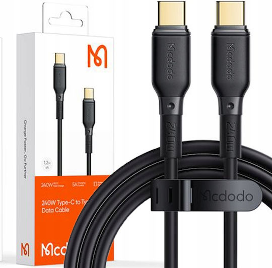 Mcdodo CA-3311 USB 2.0 Cable USB-C male - USB-C 240W Black 2m (CA-3311)