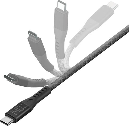 Energea USB 2.0 Cable USB-C Male - USB-C 240W PD Black 1.5m
