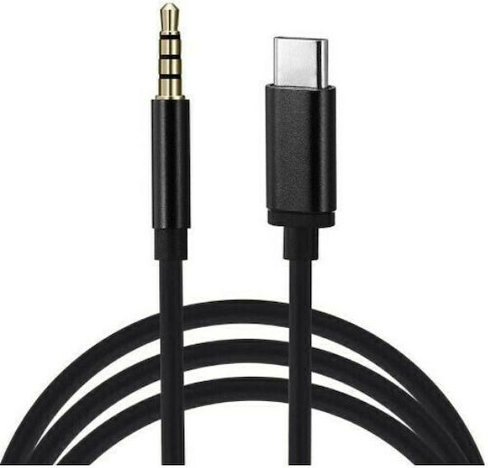 QIHANG QH-M28 USB 2.0 Кабел USB-C Мъжки - 3,5 мм Сребрист 1м