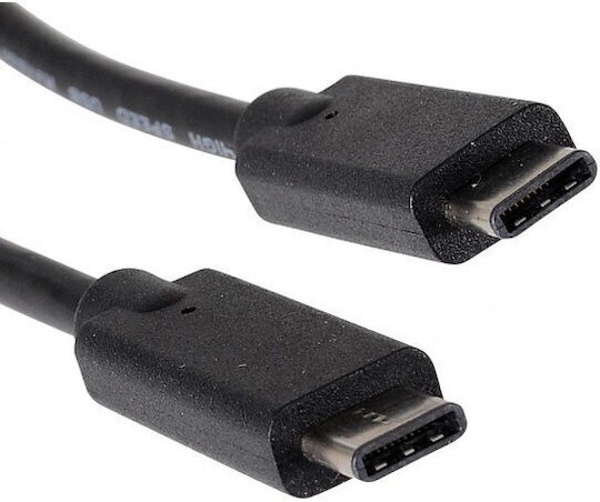 Lanberg USB 3.1 Кабел USB-C Мъжки - USB-C Черен 1.8м CA-CMCM-31CU-0018-BK