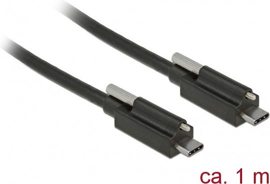 DeLock DeLock USB Typ-C Kabel USB-C Männlich Schwarz 1m 83719