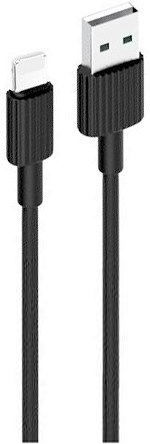 XO NBP156 USB-A to Lightning Cable Black 1m (16.005.0050 NB156)