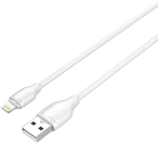 Ldnio LS371 USB to Lightning Cable Λευκό 1m (LD-LS371LW)